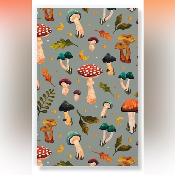 DENIK Mushroom Garden Classic Layflat Notebook, 8.25-inch Length, NWT - Picture 1 of 8